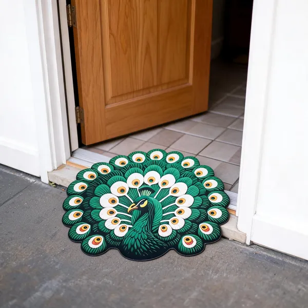 Rubber_Peacock_Print_Decorative_Door_Mat