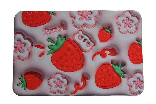 Rubber_Fruit_Strawberry_Print_Rectangular_Floor_Mat