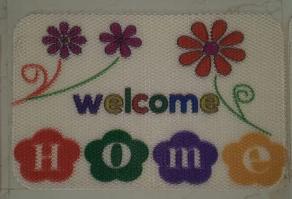 Pvc_Mesh_Floral_Welcome_Print_Door_Mat