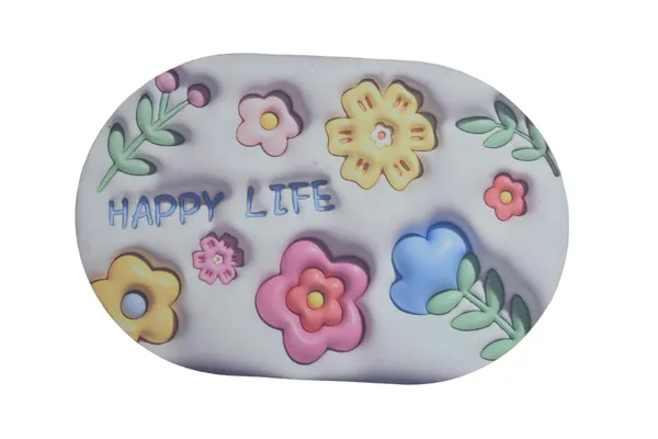 Rubber_Floral_Happy_Life_Print_Decorative_Door_Mat