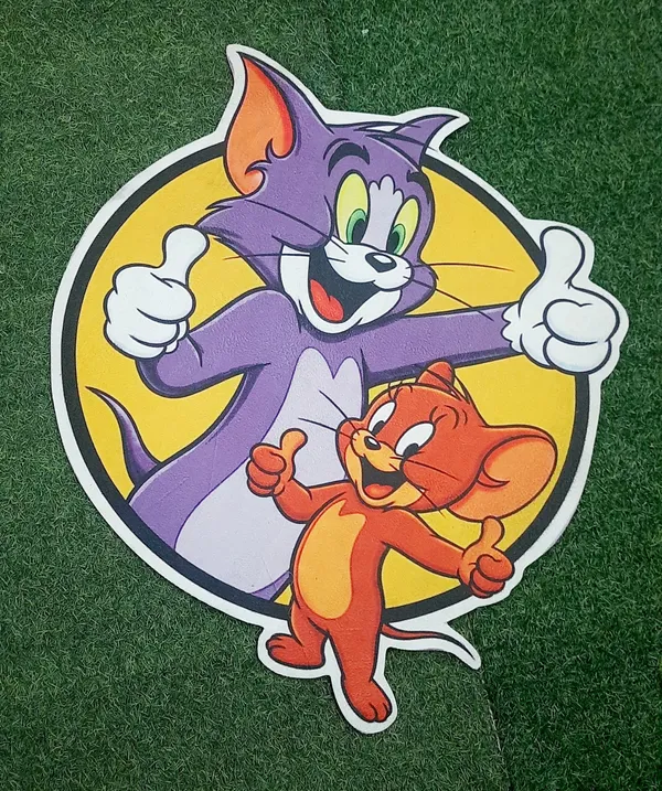 Rubber_Tom_And_Jerry_Cartoon_Print_Door_Mat