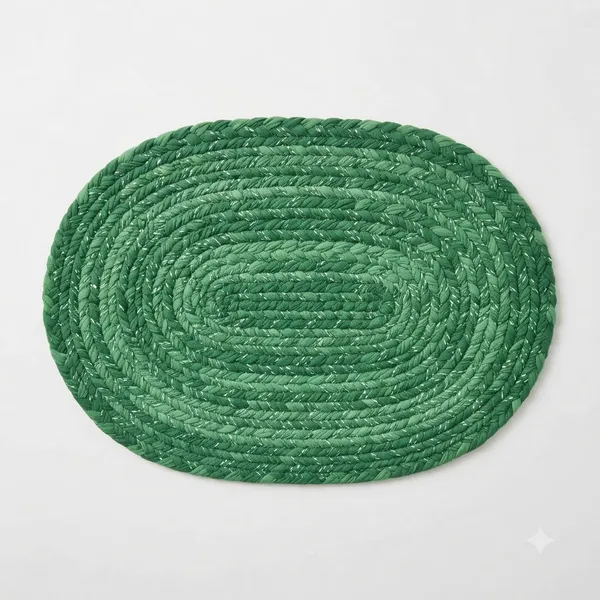Braided_Multicolor_Textured_Oval_Floor_Mat
