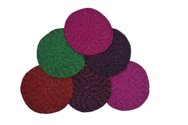 Woven_Multicolour_Round_Table_Mats_Set
