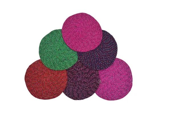 Woven_Multicolour_Round_Table_Mats_Set