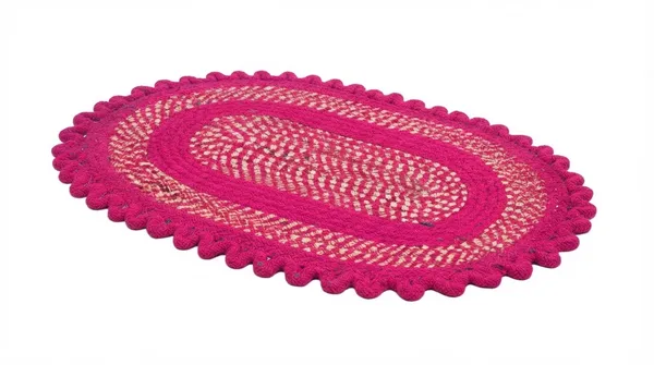Purple_Crochet_Oval_Pattern_Table_Mat