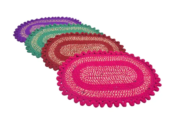 Purple_Crochet_Oval_Pattern_Table_Mat