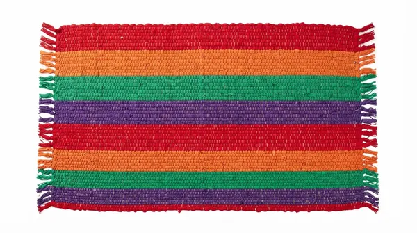 Woven_Multicolour_Striped_Floor_Rug