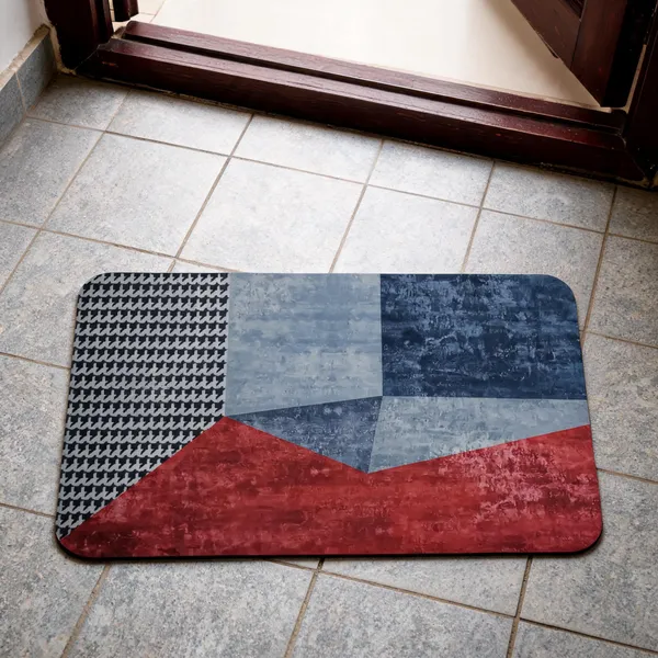 Rubber_Modern_Geometric_Print_Multicolor_Floor_Mat
