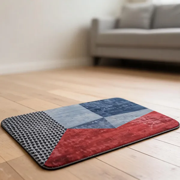 Rubber_Modern_Geometric_Print_Multicolor_Floor_Mat