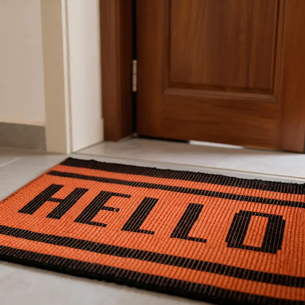 Cotton_Woven_Striped_Hello_Print_Door_Mat_Pack_Of_2