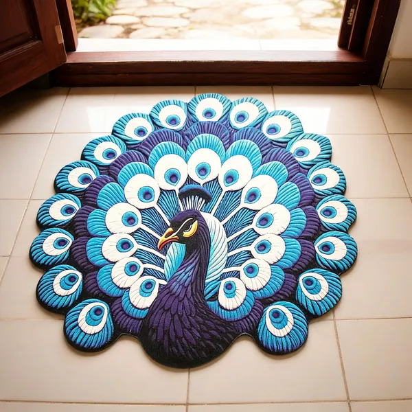 Rubber_Peacock_Feather_Print_Decorative_Door_Mat