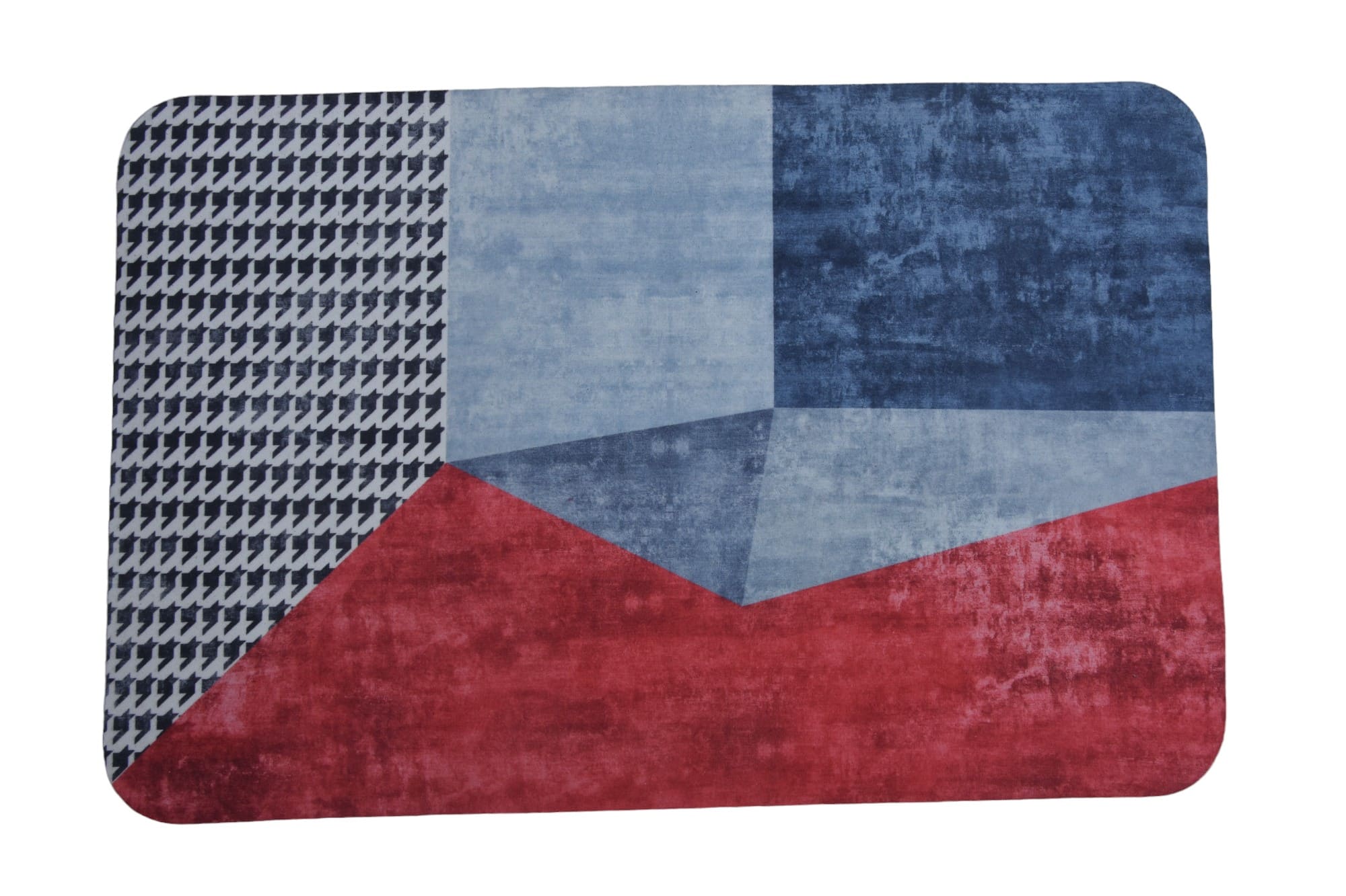 Rubber_Modern_Geometric_Print_Multicolor_Floor_Mat