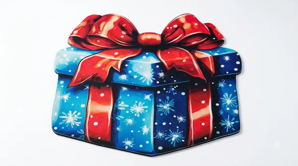 Rubber_Christmas_Blue_Gift_Box_Print_Decorative_Door_Mat_Pack_Of_2