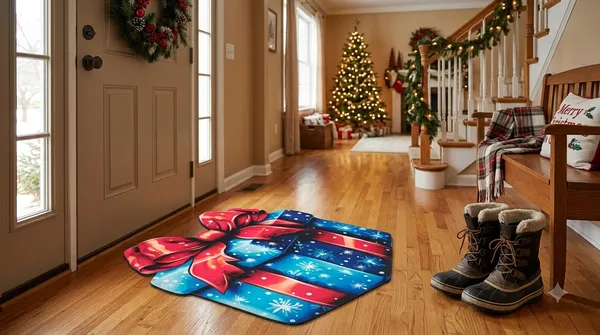 Rubber_Christmas_Blue_Gift_Box_Print_Decorative_Door_Mat_Pack_Of_2
