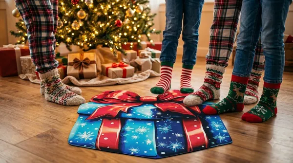 Rubber_Christmas_Blue_Gift_Box_Print_Decorative_Door_Mat_Pack_Of_2
