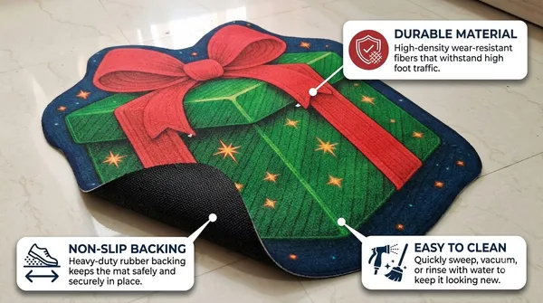 Rubber_Christmas_Green_Gift_Box_Print_Decorative_Door_Mat_Pack_Of_2