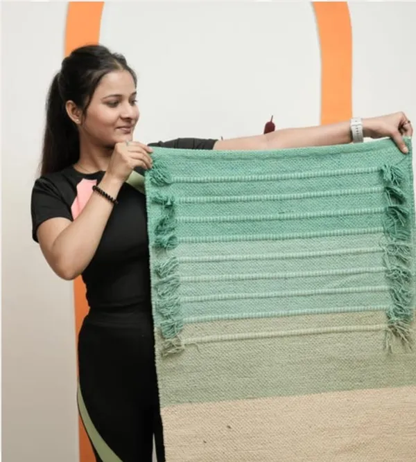 Handcrafted_Braided_Rope_Cotton_Yoga_Mat_with_Tassels_-_Pastel_Sage_Green_(23"_x_72",_1.3_Kg)
