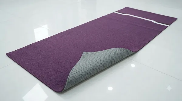 Handcrafted_Anti-Skid_Cotton_Yoga_Mat_with_Rubber_Grip_-_Plum_Purple_(23"_x_75",_1.6_Kg)