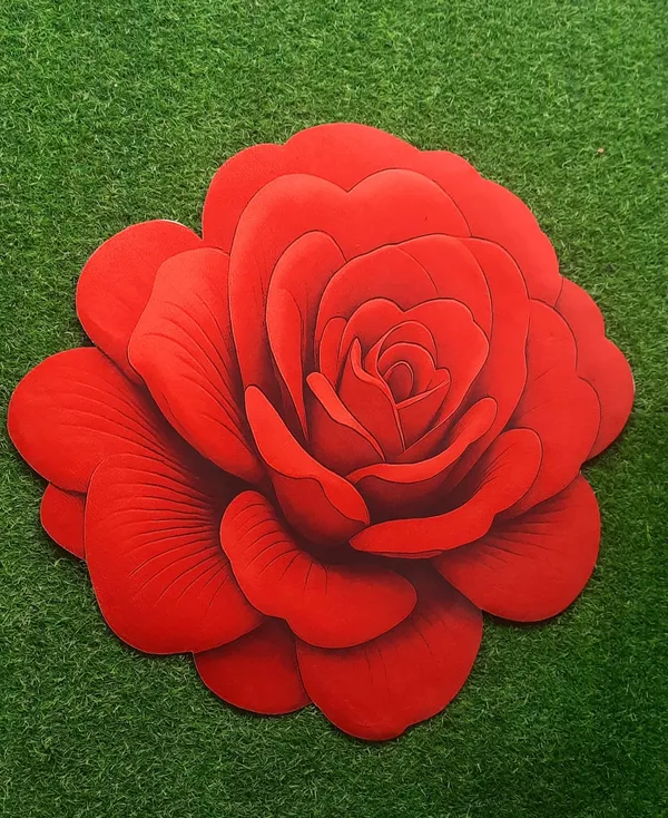 Rubber_Floral_Red_Rose_Print_Decorative_Door_Mat