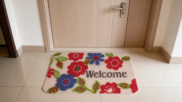 Pvc_Net_Printed_Floral_Welcome_Print_Door_Mat