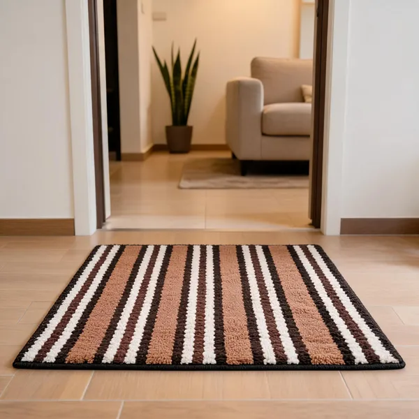 Microfiber_Pvc_Striped_Multicolor_Floor_Mat