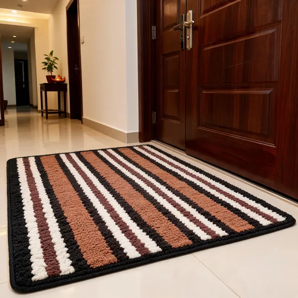 Microfiber_Pvc_Striped_Multicolor_Floor_Mat