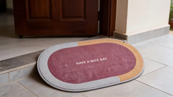 Rubber_Abstract_Print_Oval_Welcome_Door_Mat