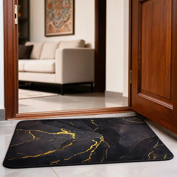 Rubber_Marble_Print_Black_Golden_Floor_Mat