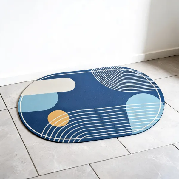 Rubber_Modern_Abstract_Blue_Geometric_Pattern_Floor_Mat