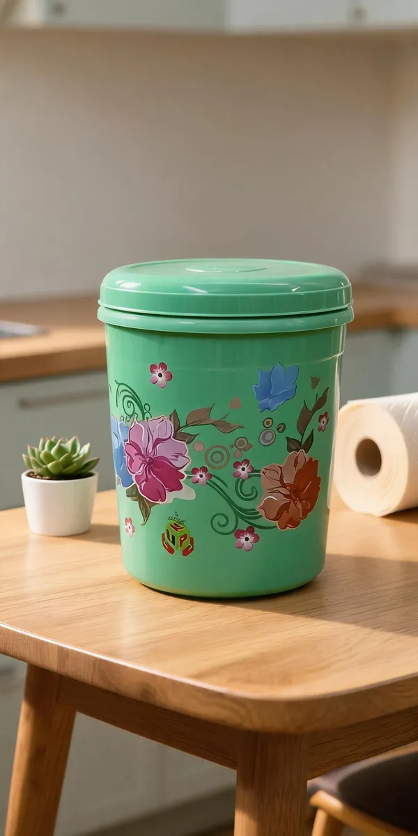 Plastic_Floral_Print_Lidded_Dustbin_Pack_Of__2