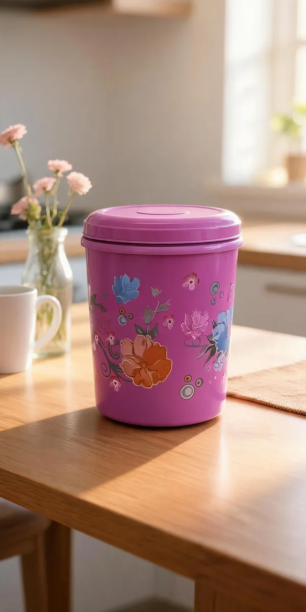 Plastic_Floral_Print_Lidded_Dustbin_Pack_Of__2