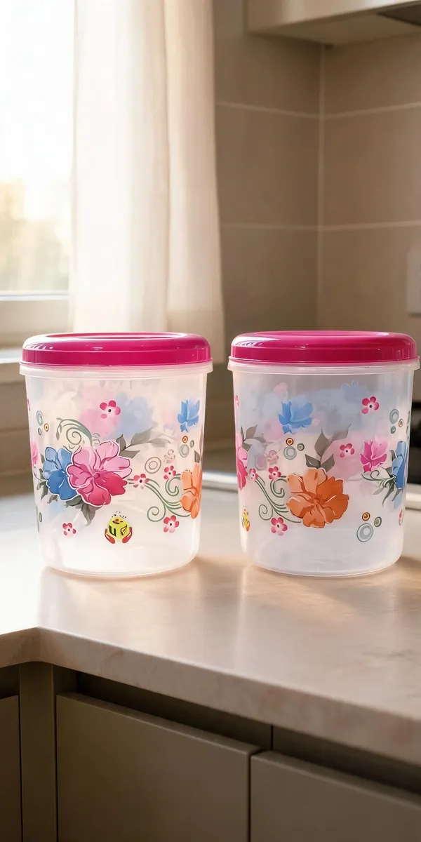Round_Container_Transparent_Flower_Printed_15_Ltr_X_2_Pcs_Pack_Of__2