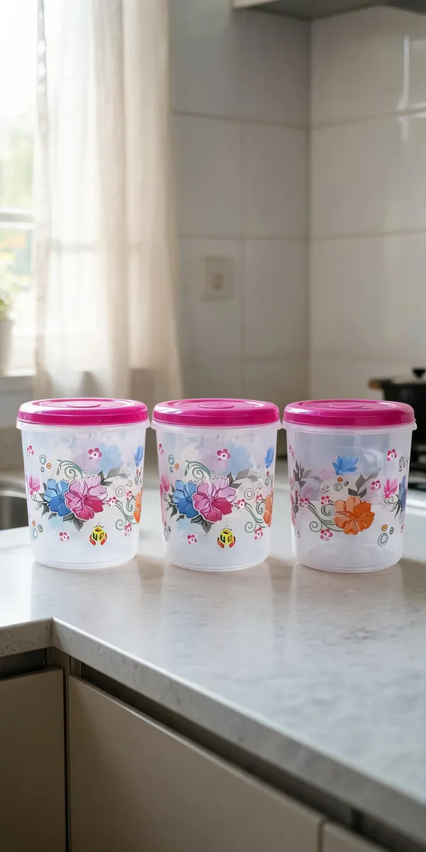 Round_Container_Transparent_Flower_Printed_15_Ltr_X_3_Pcs_Pack_Of__3
