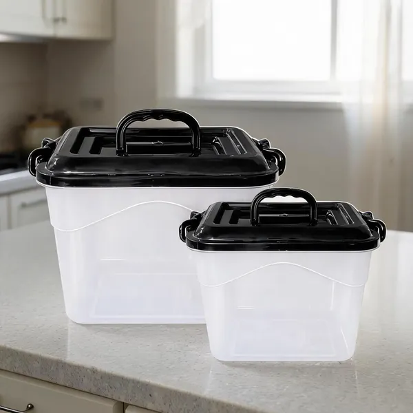 Square_Lock_&_Lock_Container_Transparent_Plain_5.5_Ltr,_11_Ltr_Pack_Of__2