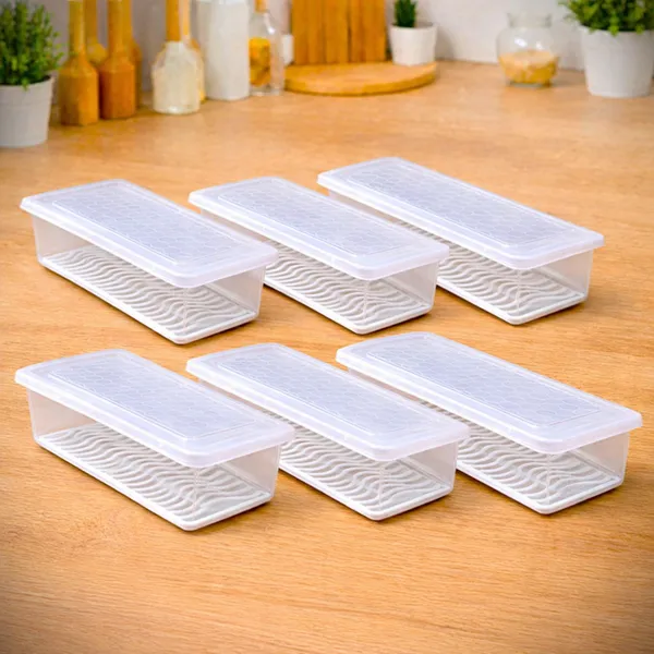 Clear_Plastic_Refrigerator_Vegetable_Storage_Container_Pack_Of__6