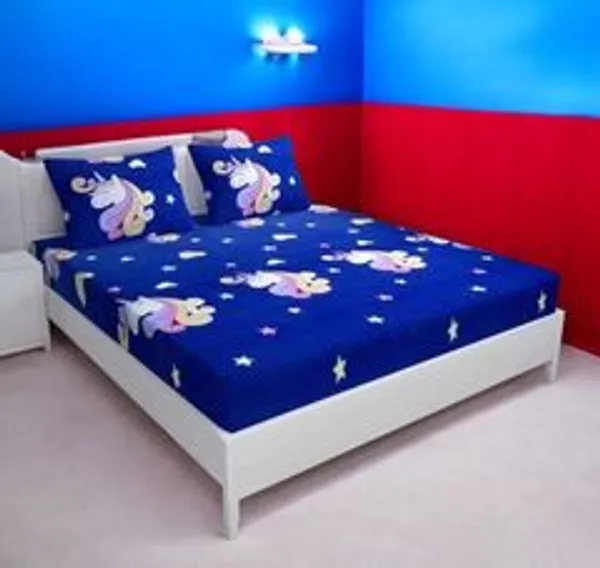 Cotton_Double_Fitted_Elastic_300_Tc_Printed_1_Bedsheet_With_2_Pillow_Covers