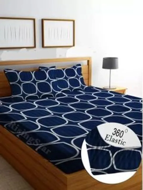 Microfiber_King_Fitted_Elastic_240_Tc_Printed_1_Bedsheet_With_2_Pillow_Covers