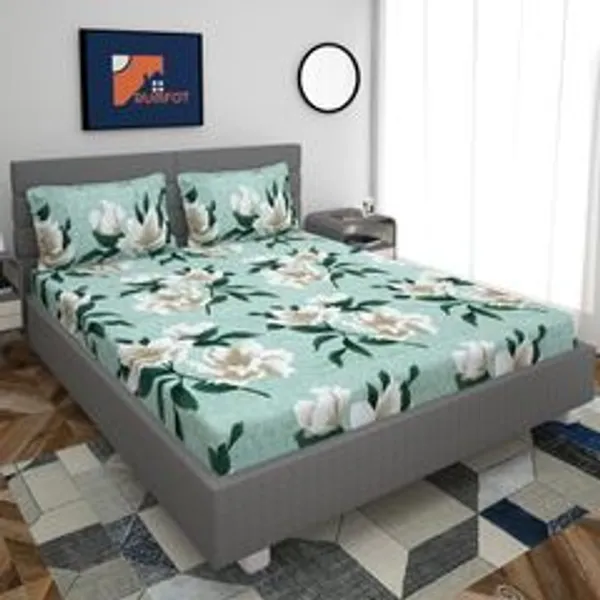 Polyester_Double_Fitted_Elastic_220_Tc_3d_Printed_1_Bedsheet_With_2_Pillow_Covers