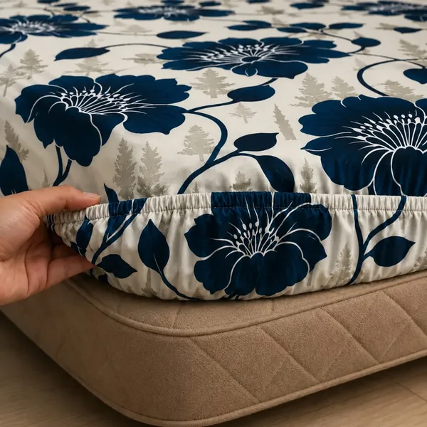 COMFOLUST_450TC_COTTON_KING_SIZE_ELASTIC___FITTED_BEDSHEET_WITH_2_PILOW_COVERS