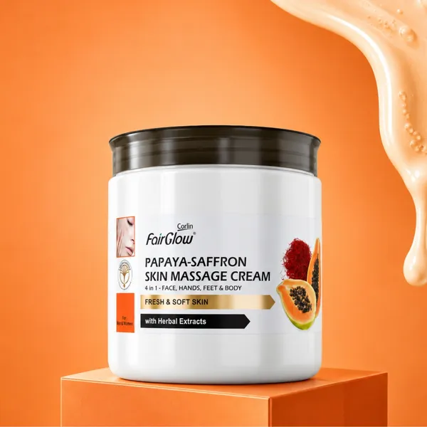 Corlin_FairGlow_Papaya_Saffron_Hydrating_Skin_Massage_Cream