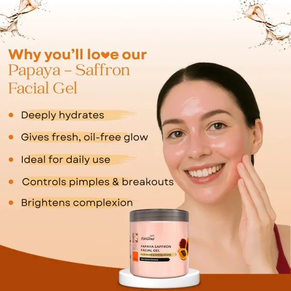 Corlin_Fairglow_Papaya_Saffron_Facial_Gel_Natural_Glow_Fresh_Skin