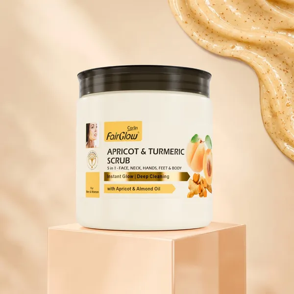 Corlin_FairGlow_Apricot_Turmeric_Instant_Glow_Face_Scrub