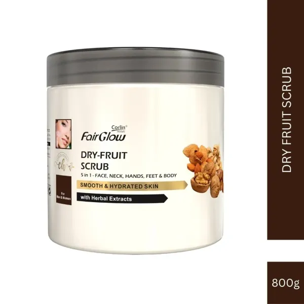 Corlin_Fairglow_Dry_Fruit_Walnut_Shell_Exfoliating_Face_Scrub_Soft_Skin