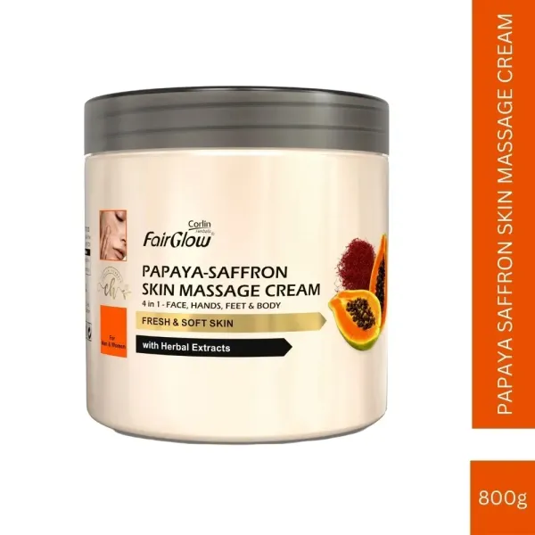 Corlin_Fairglow_Papaya_Saffron_Skincare_Combo_Scrub_Cream_Pack_Gel