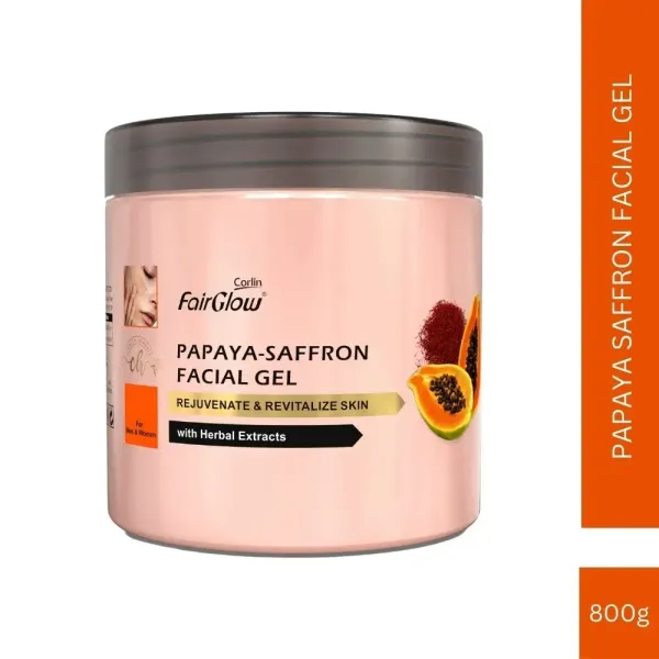 Corlin_Fairglow_Papaya_Saffron_Skincare_Combo_Scrub_Cream_Pack_Gel