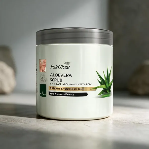 Corlin_Fairglow_Aloe_Vera_Walnut_Exfoliating_Face_Scrub