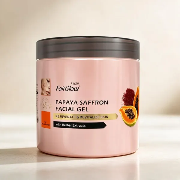 Corlin_Fairglow_Papaya_Saffron_Facial_Gel_Natural_Glow_Fresh_Skin