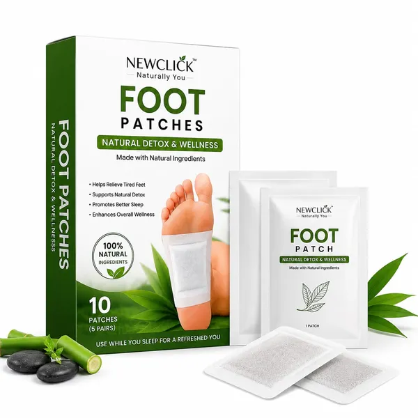 Newclick_Natural_Detox_Foot_Patches_Bamboo_&_Wood_Vinegar_10Pc