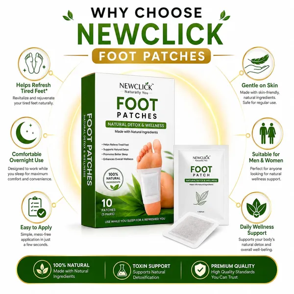 Newclick_Natural_Detox_Foot_Patches_Bamboo_&_Wood_Vinegar_10Pc
