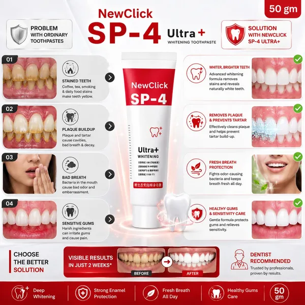 Newclick_Sp-4_Ultra_Whitening_Probiotic_Toothpaste_30G
